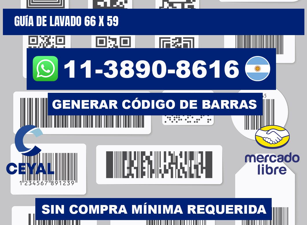 Guía de lavado 66 x 59