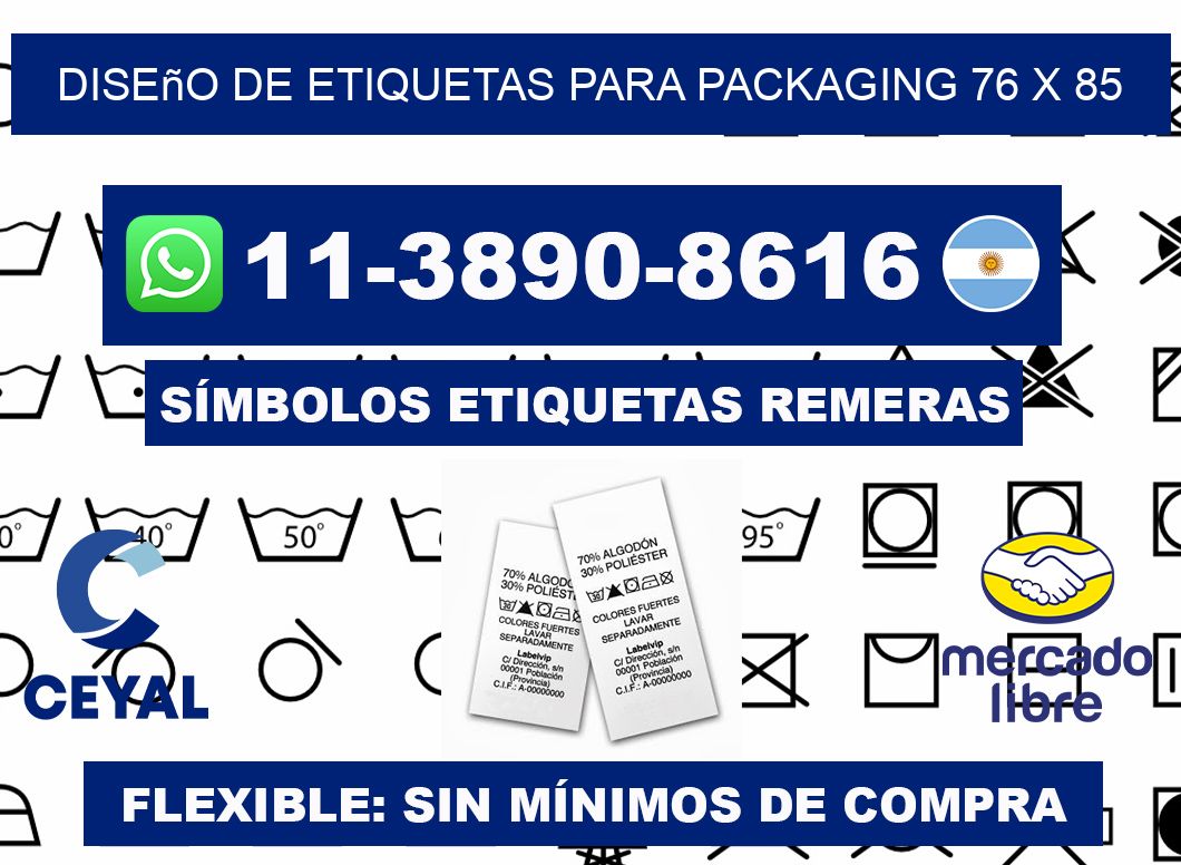 diseño de etiquetas para packaging 76 x 85