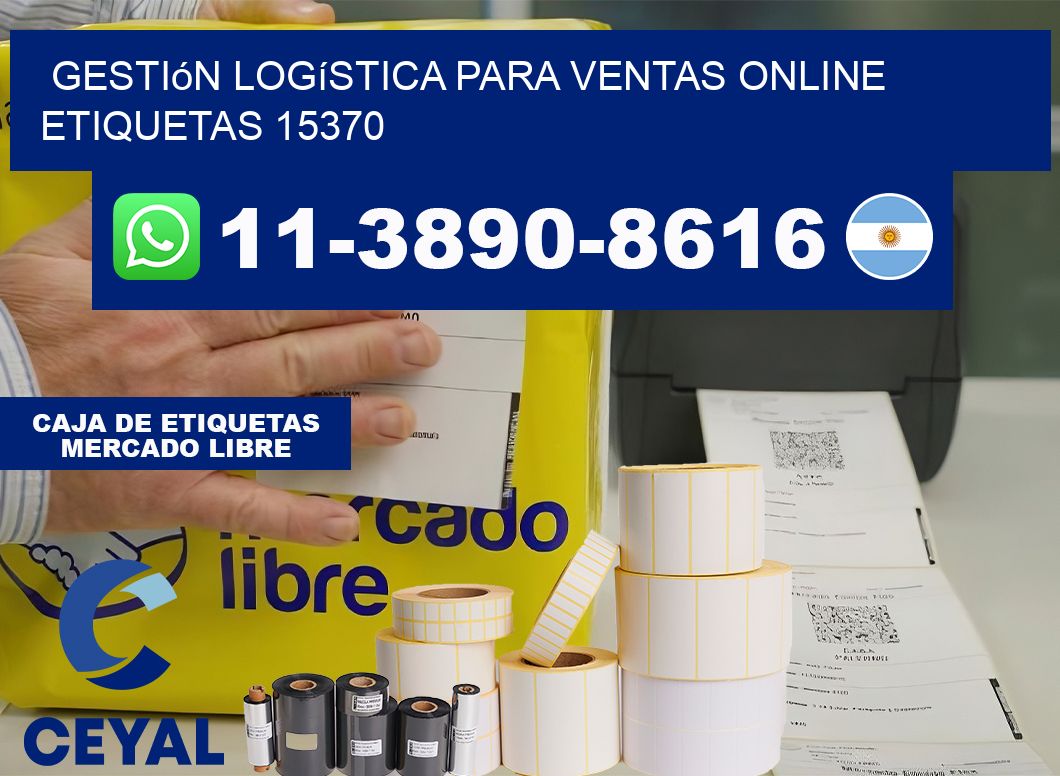 Gestión logística para ventas online  etiquetas 15370
