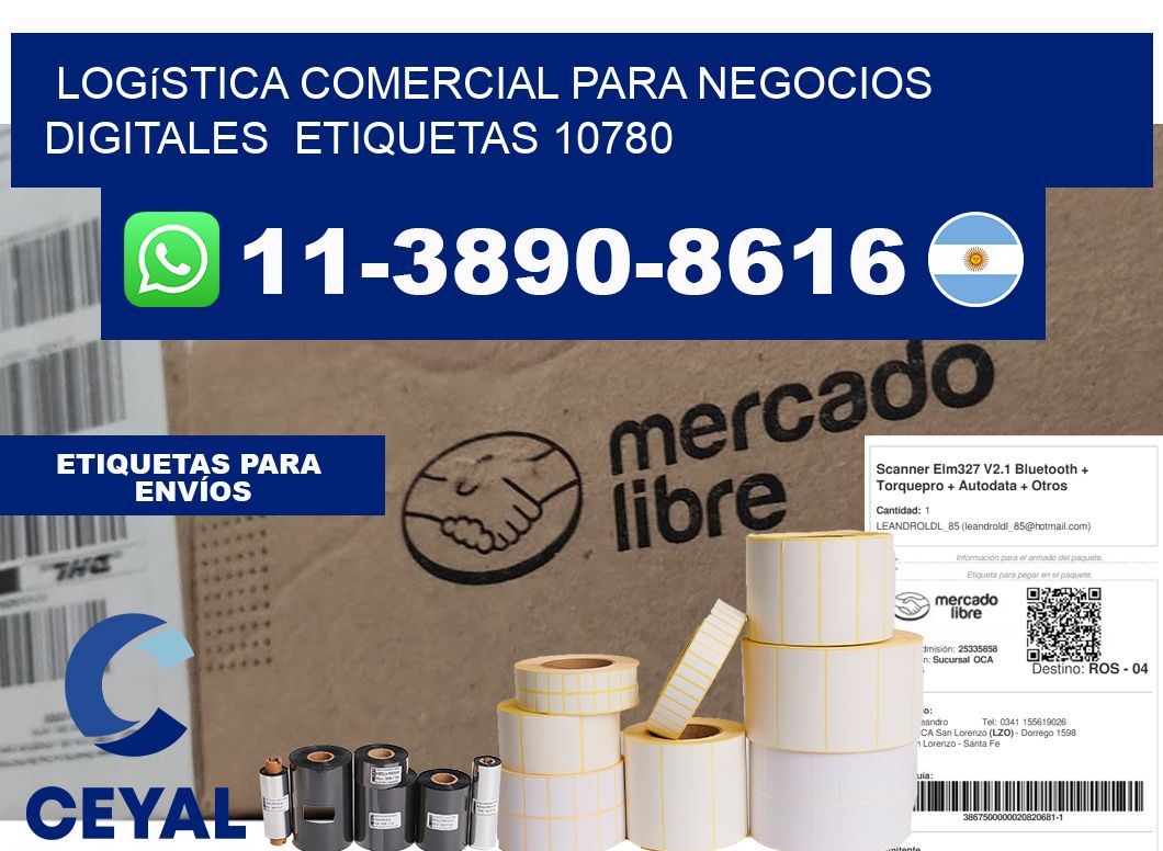 Logística comercial para negocios digitales etiquetas 10780