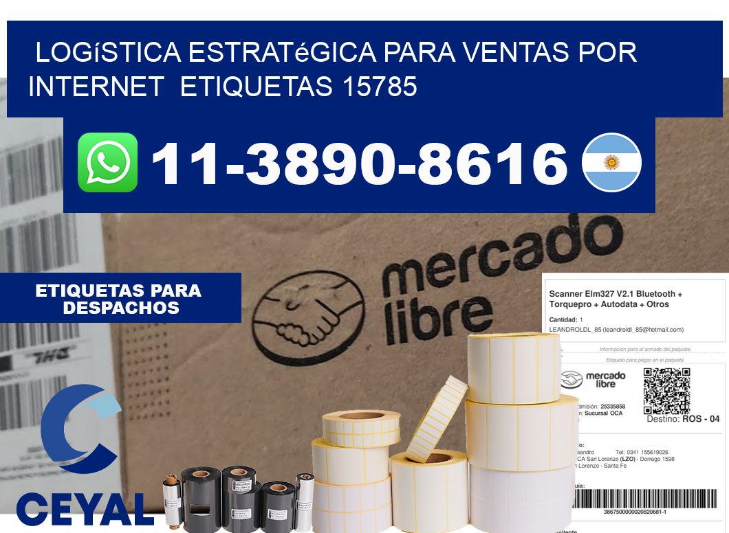 Logística estratégica para ventas por internet  etiquetas 15785