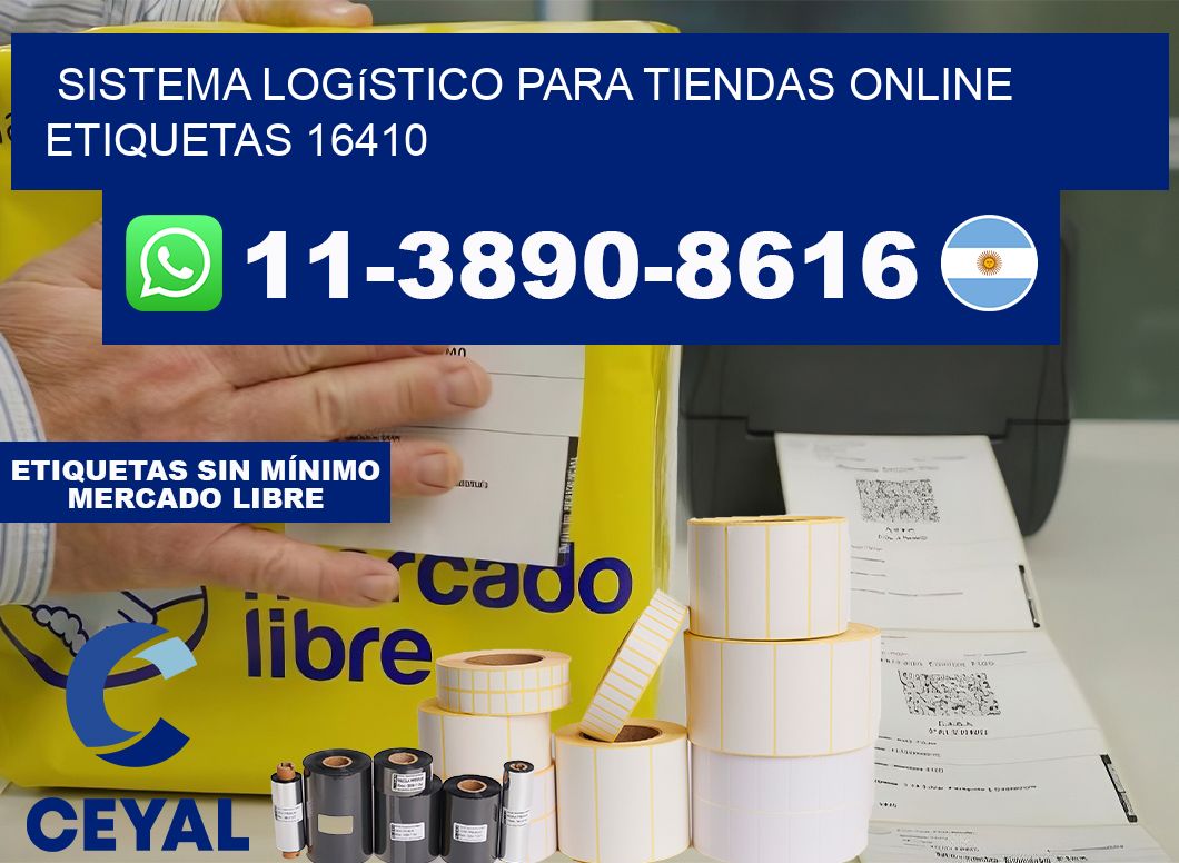 Sistema logístico para tiendas online  etiquetas 16410