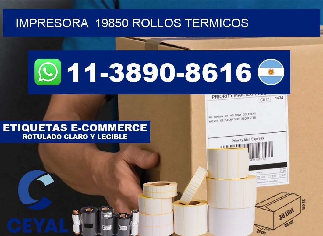 impresora  19850 rollos termicos