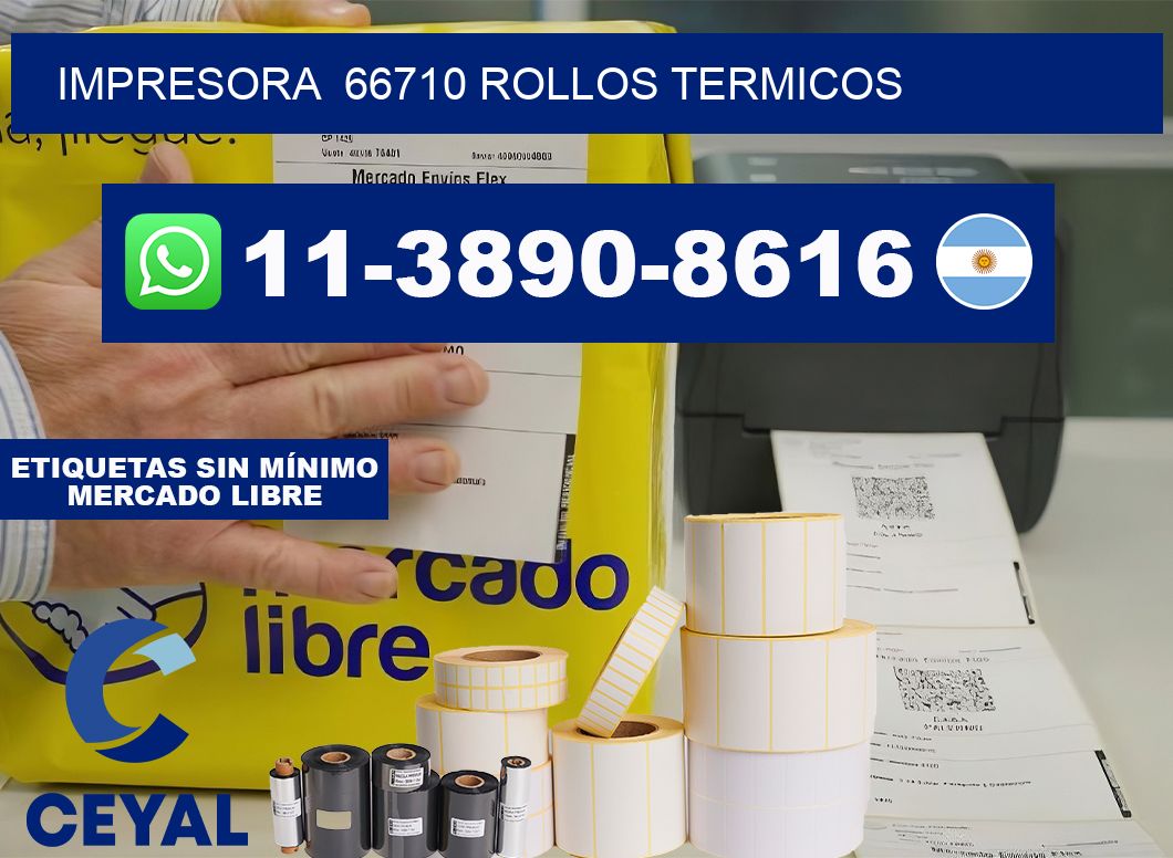 impresora  66710 rollos termicos