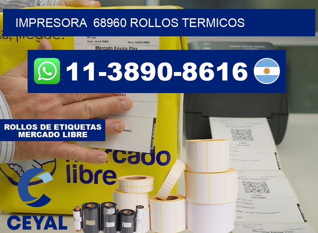 impresora 68960 rollos termicos