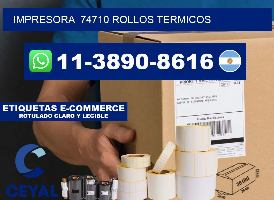 impresora  74710 rollos termicos