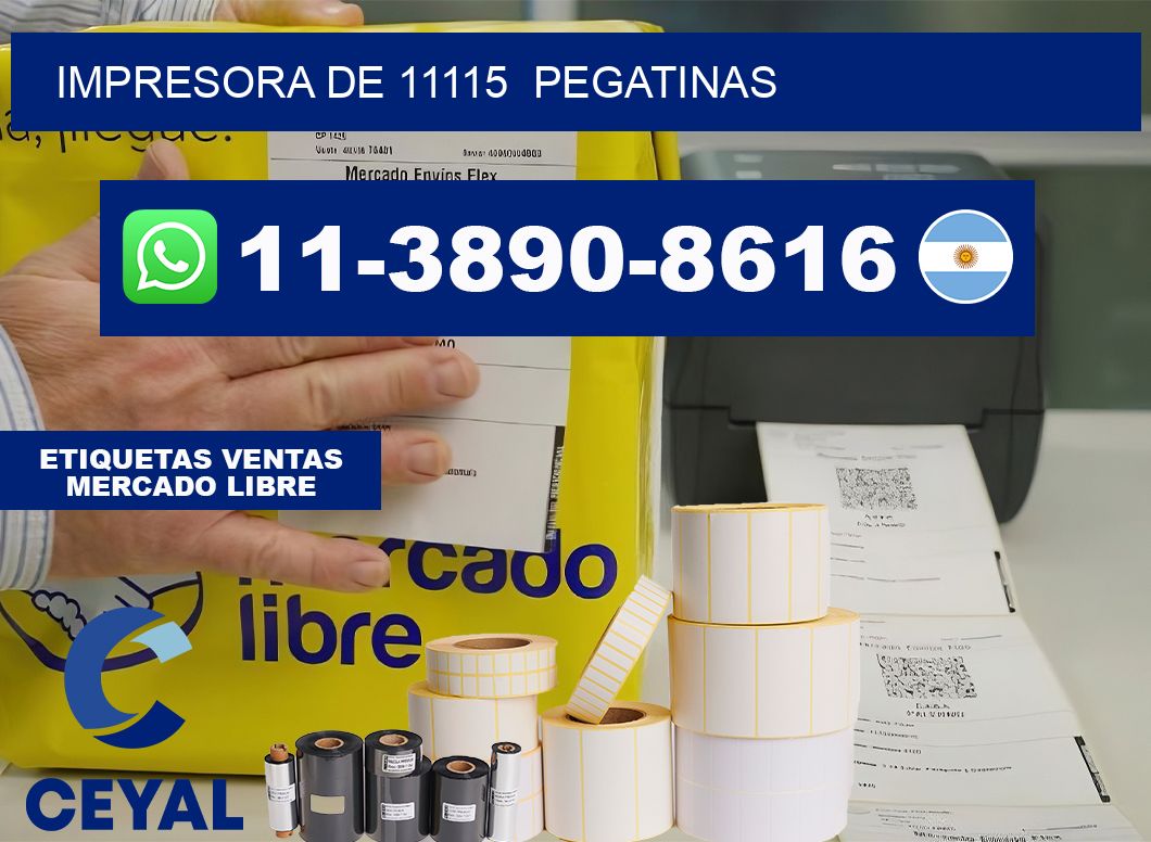 impresora de 11115 pegatinas