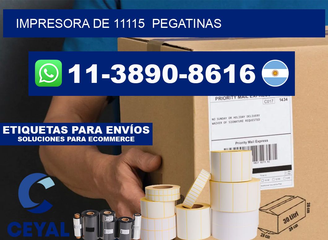 impresora de 11115 pegatinas
