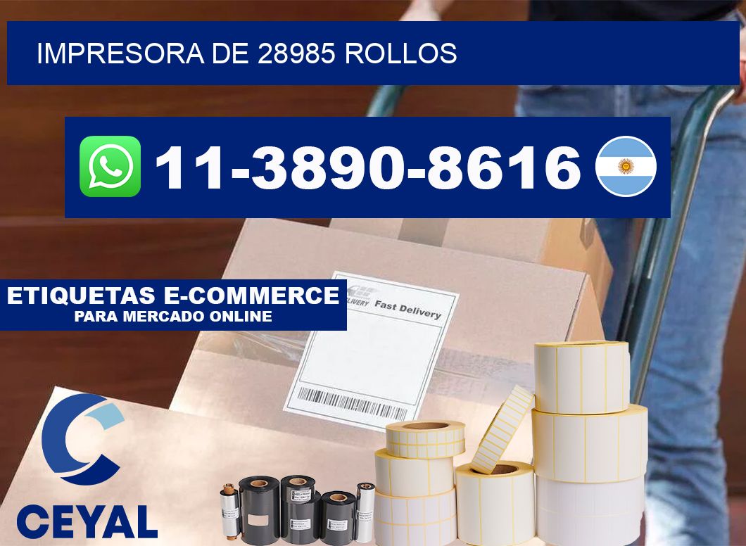 impresora de 28985 rollos