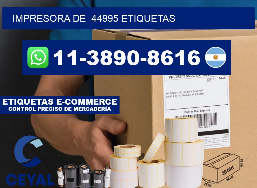 impresora de 44995 etiquetas