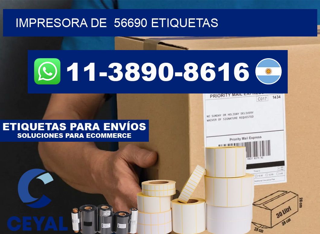 impresora de 56690 etiquetas