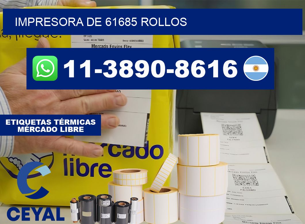 impresora de 61685 rollos