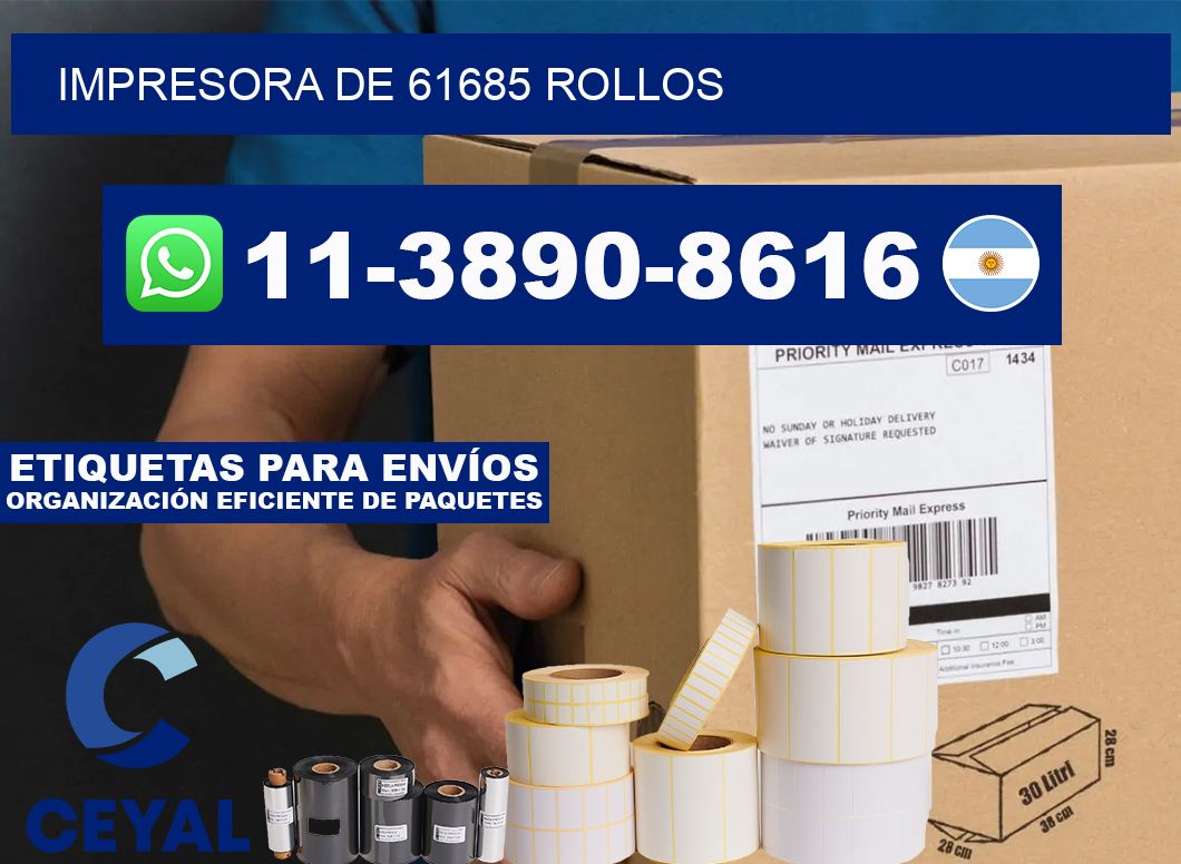 impresora de 61685 rollos