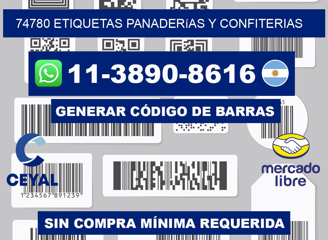 74780 etiquetas panaderías y confiterias
