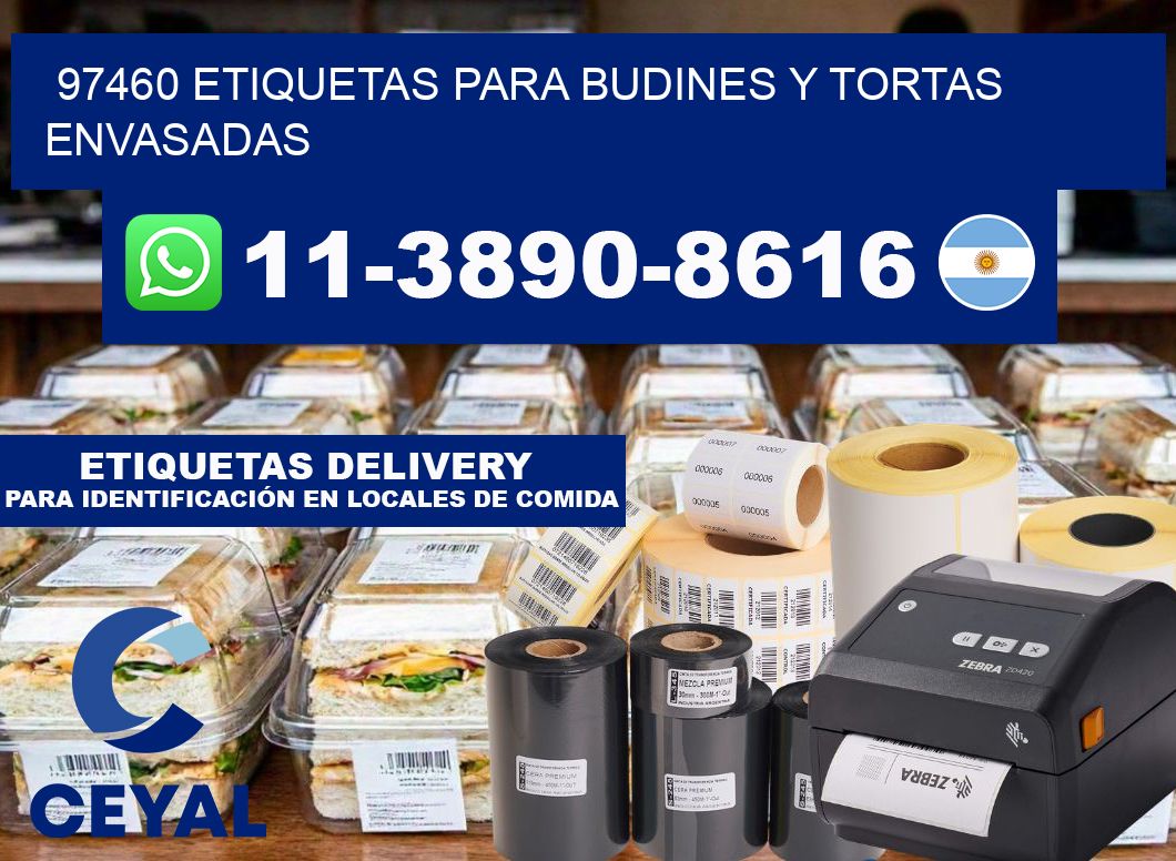 97460 etiquetas para budines y tortas envasadas