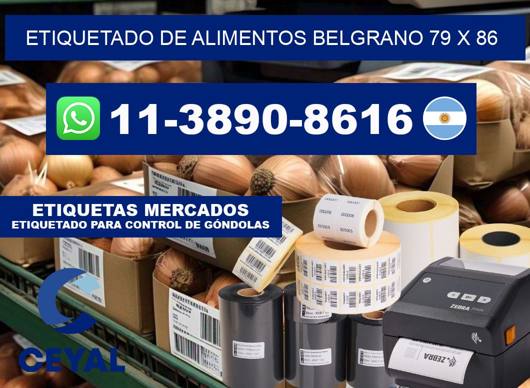 Etiquetado de alimentos belgrano 79 x 86