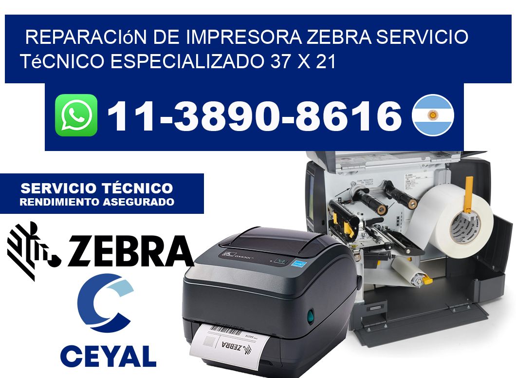 Reparación de Impresora Zebra Servicio Técnico Especializado 37 x 21