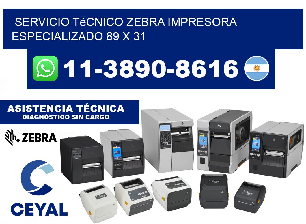 Servicio Técnico Zebra Impresora Especializado 89 x 31