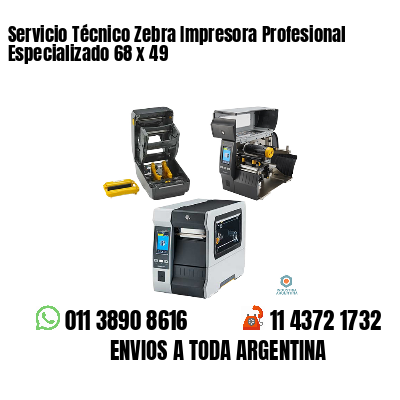 Servicio Técnico Zebra Impresora Profesional Especializado 68 x 49