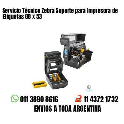 Servicio Técnico Zebra Soporte para Impresora de Etiquetas 88 x 53