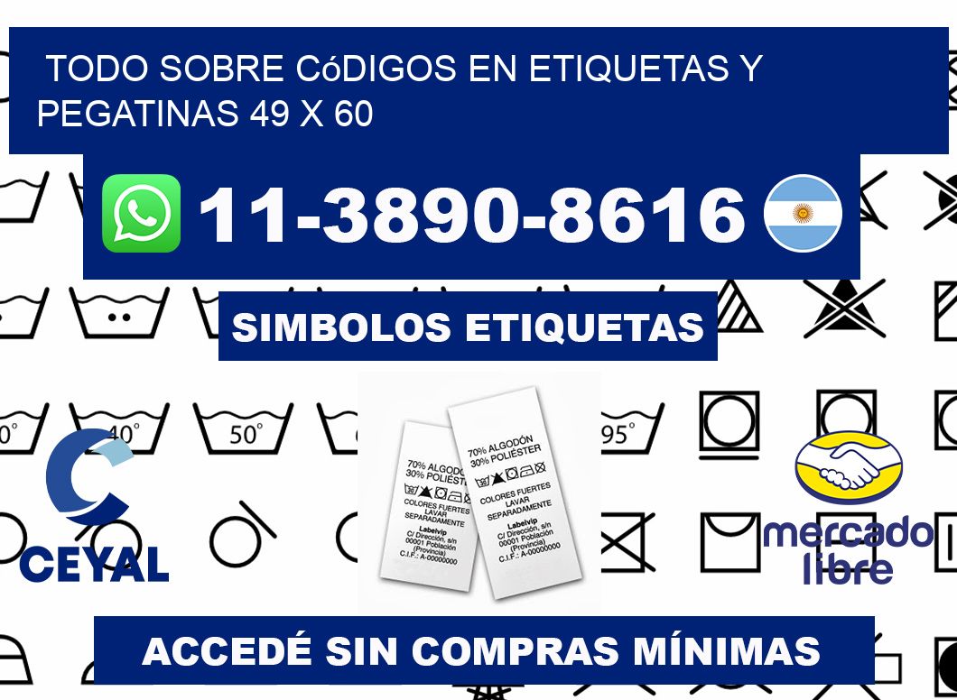 Todo sobre códigos en etiquetas y pegatinas 49 x 60