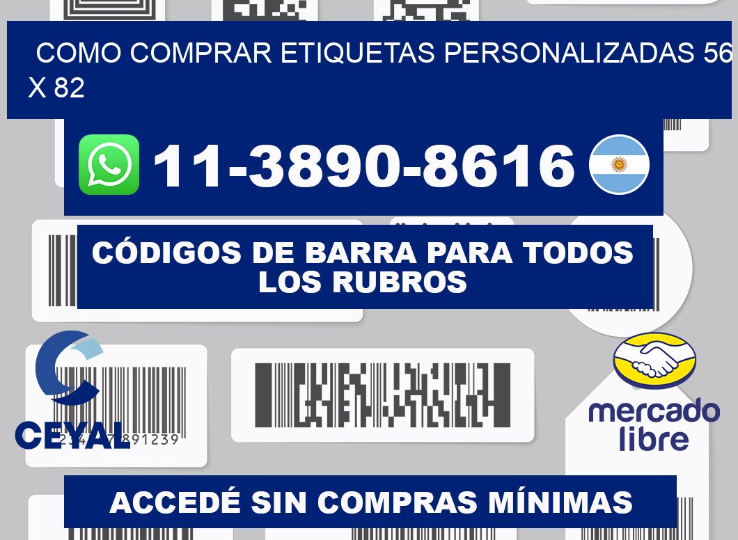 como comprar etiquetas personalizadas 56 x 82