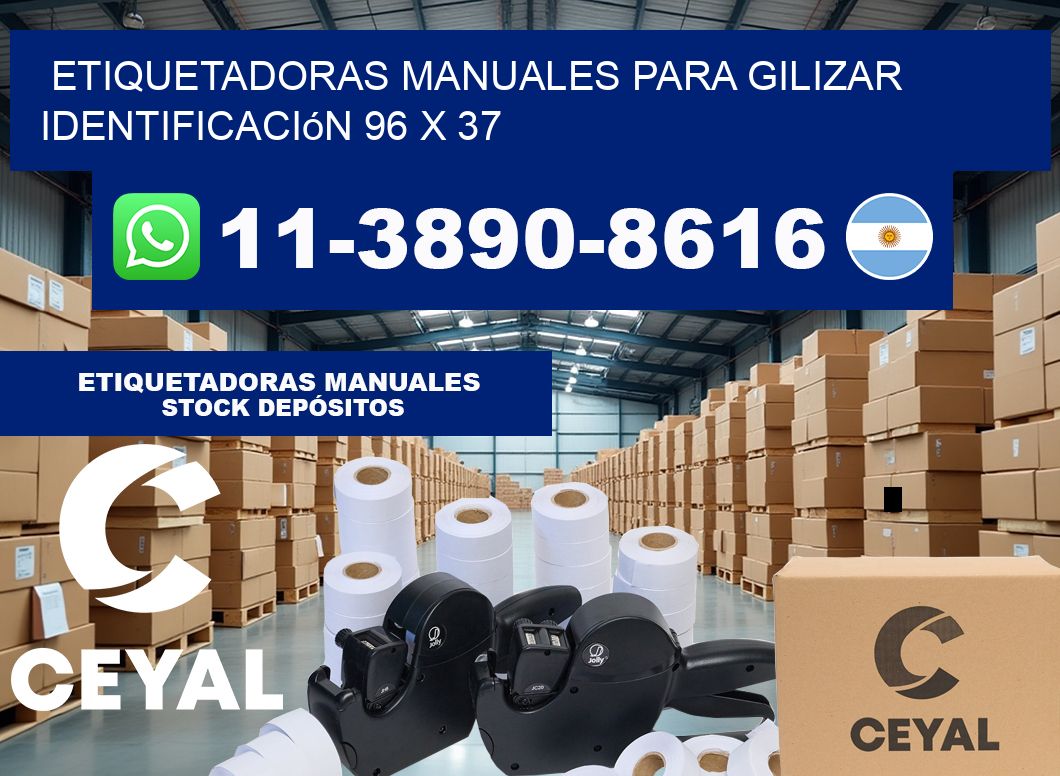 etiquetadoras manuales para gilizar identificación 96 x 37