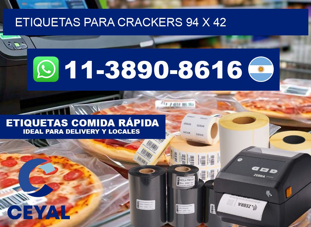 etiquetas para Crackers 94 x 42
