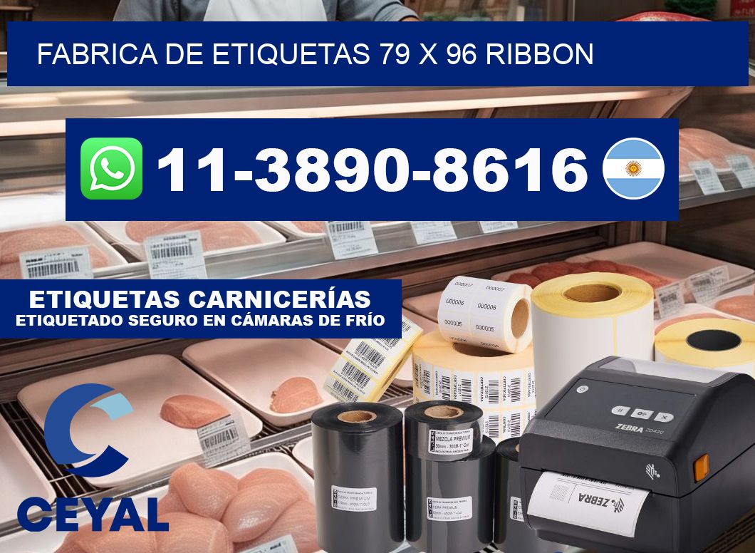 fabrica de etiquetas 79 x 96 ribbon
