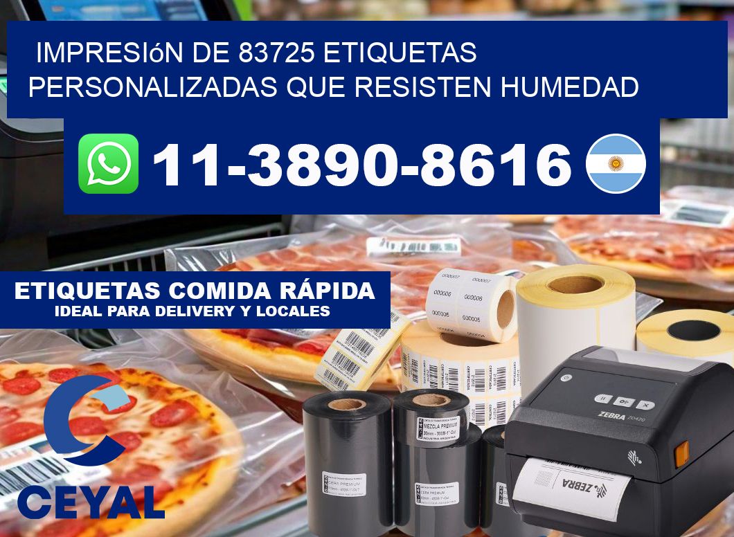 impresión de 83725 etiquetas personalizadas que resisten humedad