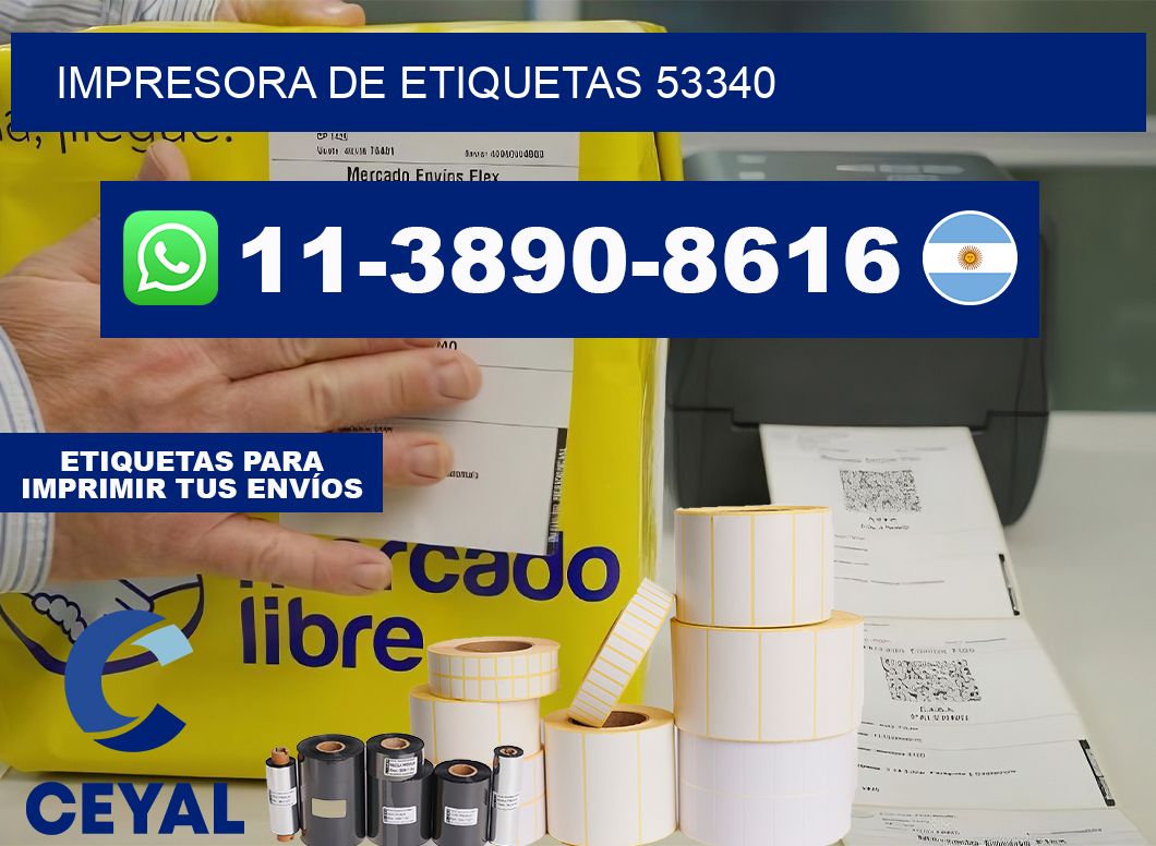 impresora de etiquetas 53340