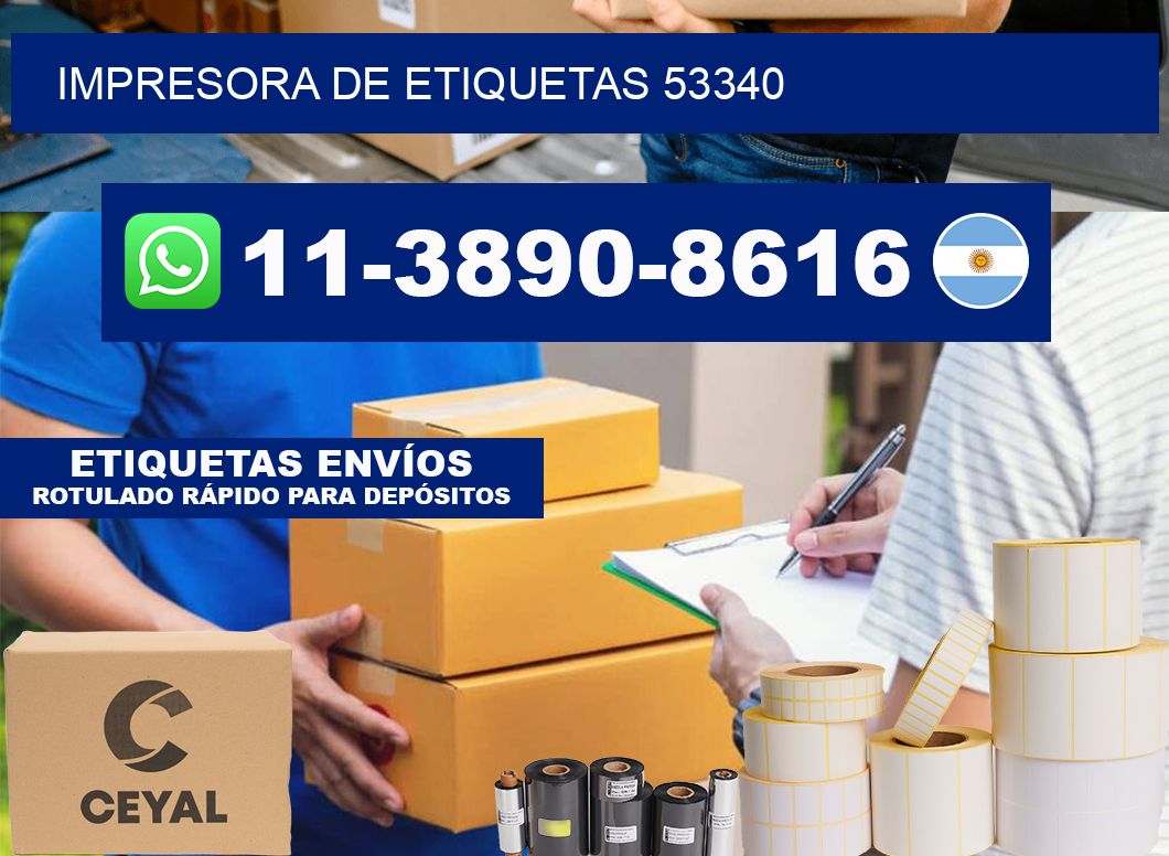 impresora de etiquetas 53340