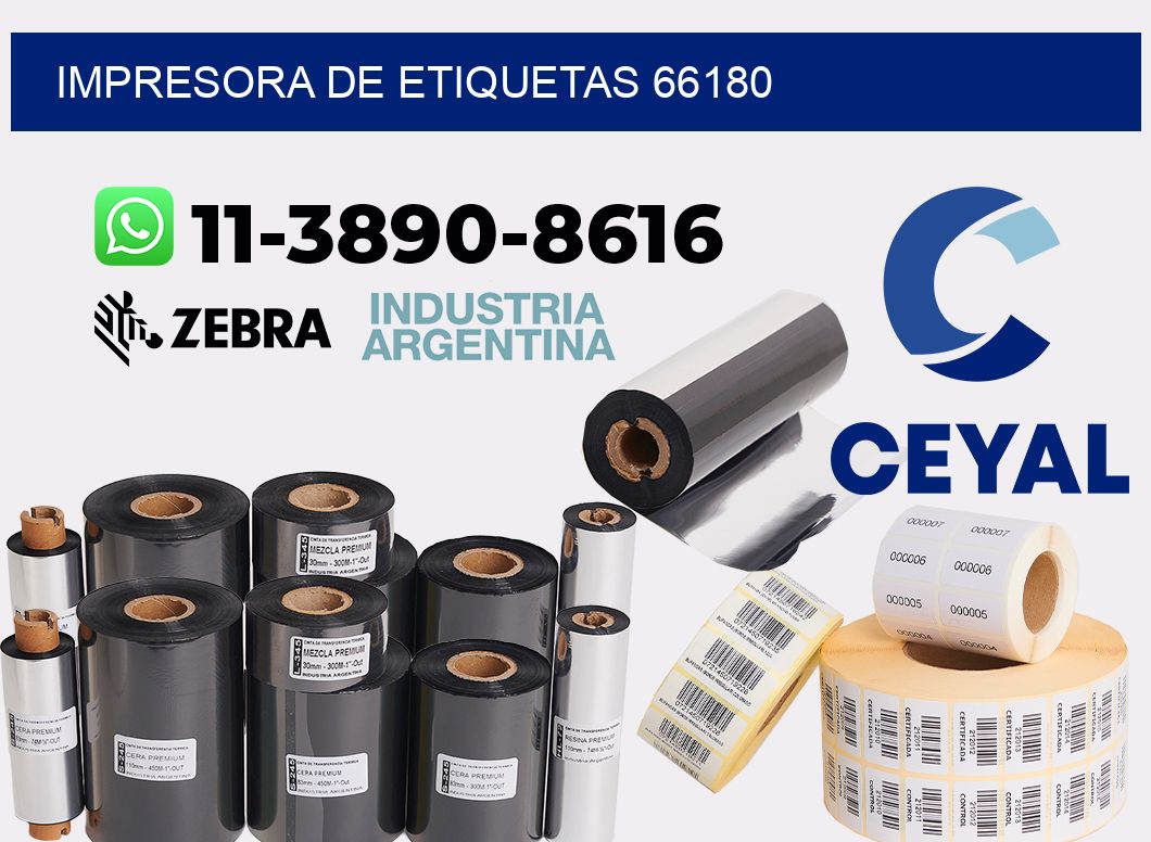 impresora de etiquetas 66180