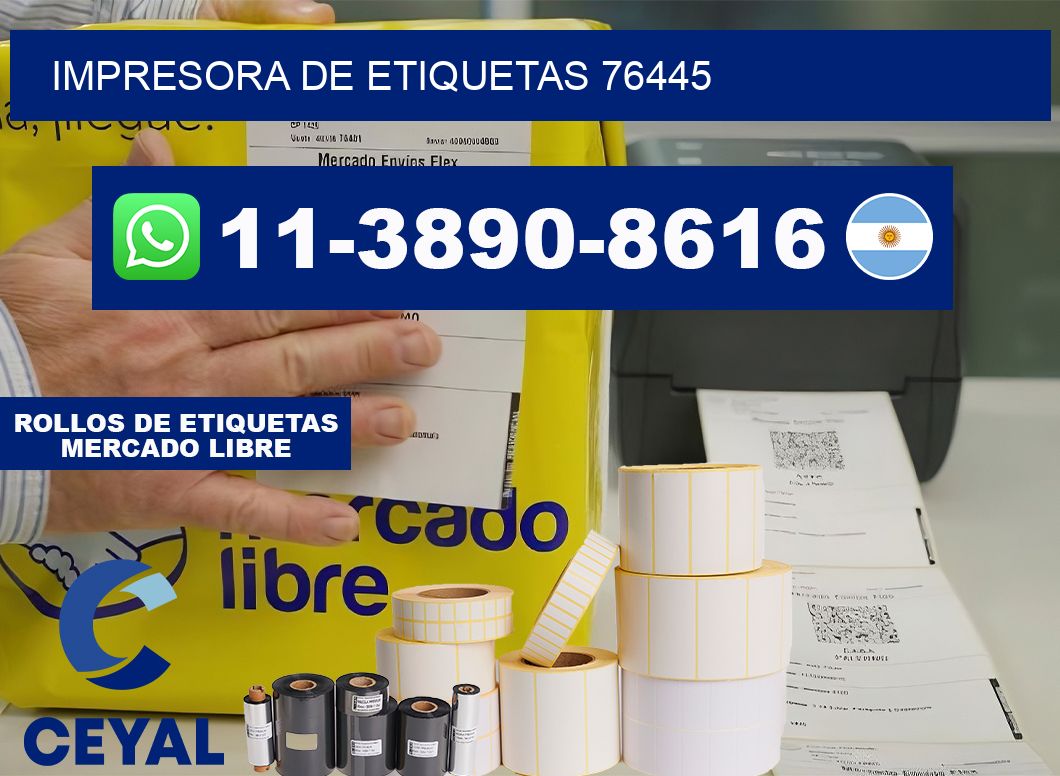 impresora de etiquetas 76445