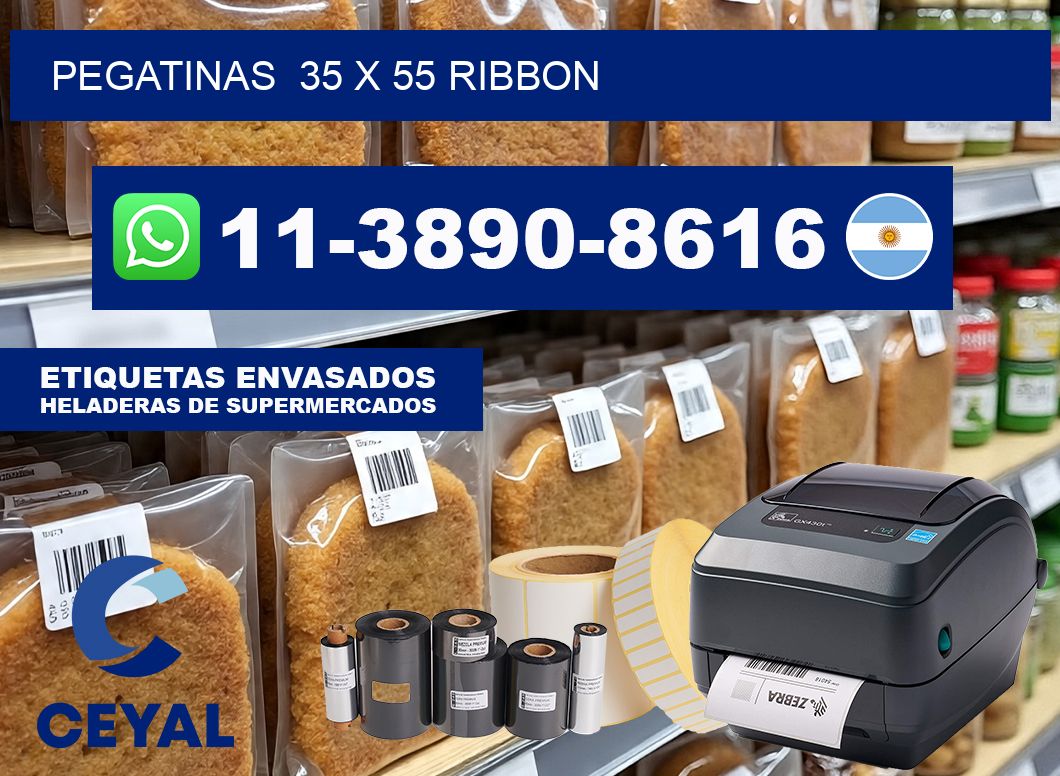 pegatinas  35 x 55 ribbon