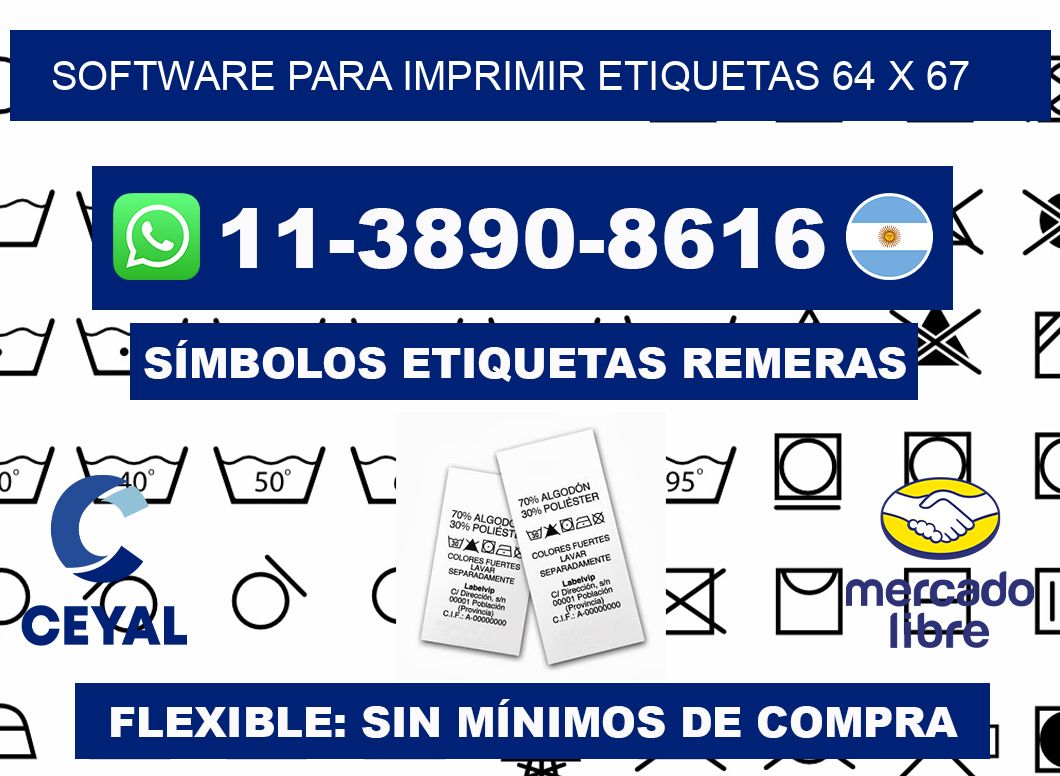 software para imprimir etiquetas 64 x 67