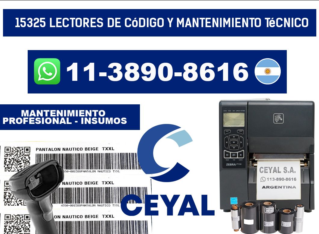 15325 Lectores de Código y Mantenimiento Técnico