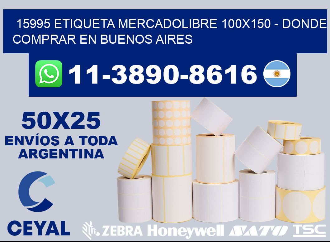 15995 etiqueta MercadoLibre 100x150 - Donde Comprar en Buenos Aires