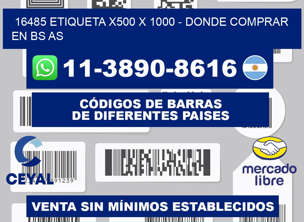 16485 etiqueta x500 x 1000 - Donde Comprar en bs as