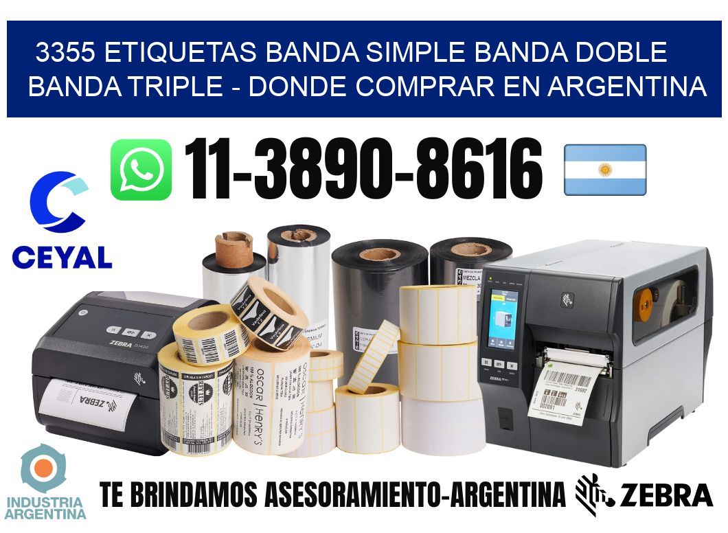 3355 etiquetas banda simple banda doble banda triple - Donde Comprar en Argentina