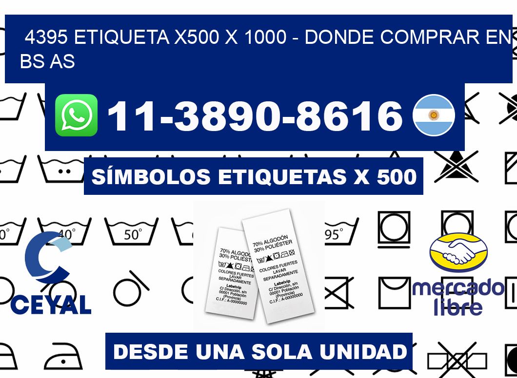 4395 etiqueta x500 x 1000 - Donde Comprar en bs as