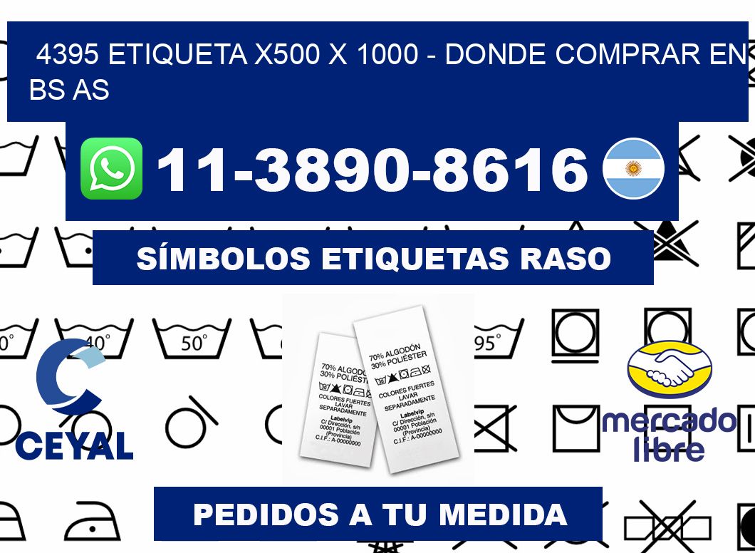 4395 etiqueta x500 x 1000 - Donde Comprar en bs as