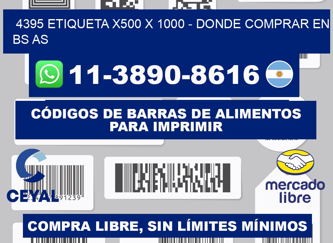 4395 etiqueta x500 x 1000 - Donde Comprar en bs as