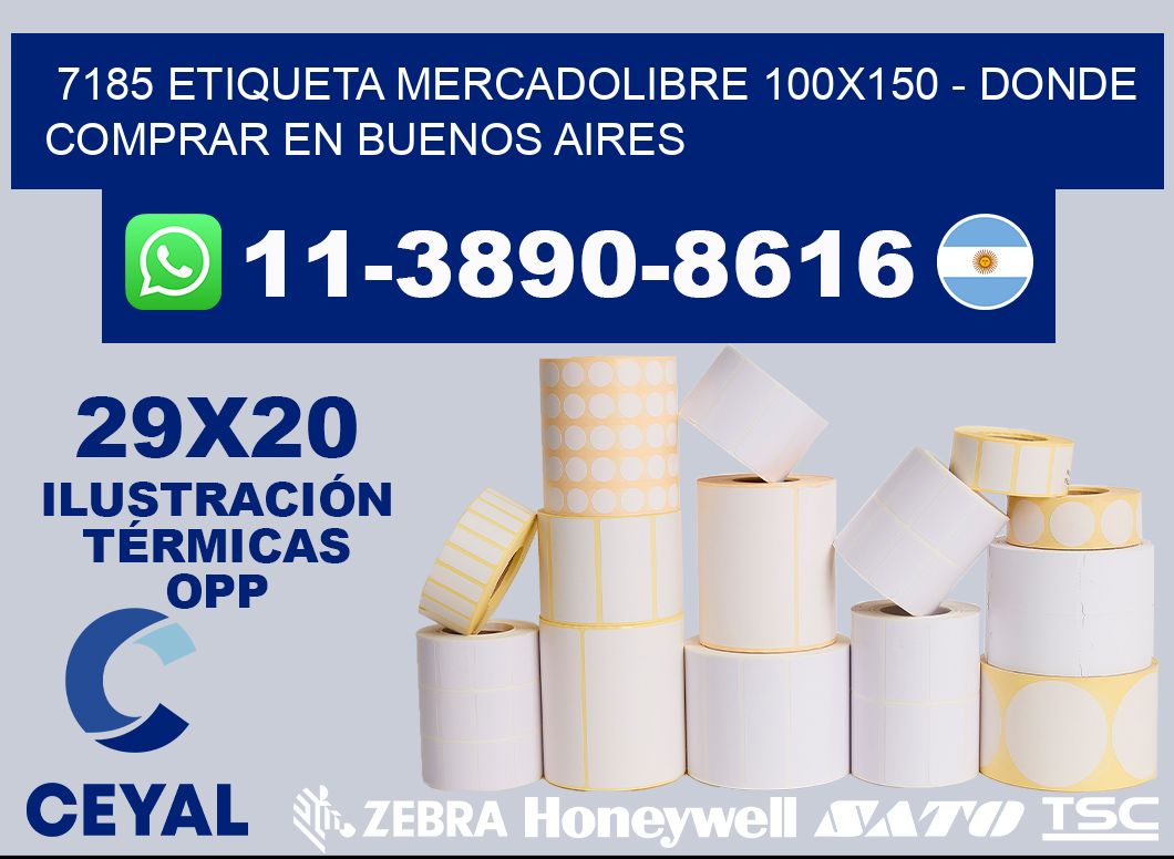 7185 etiqueta MercadoLibre 100x150 - Donde Comprar en Buenos Aires
