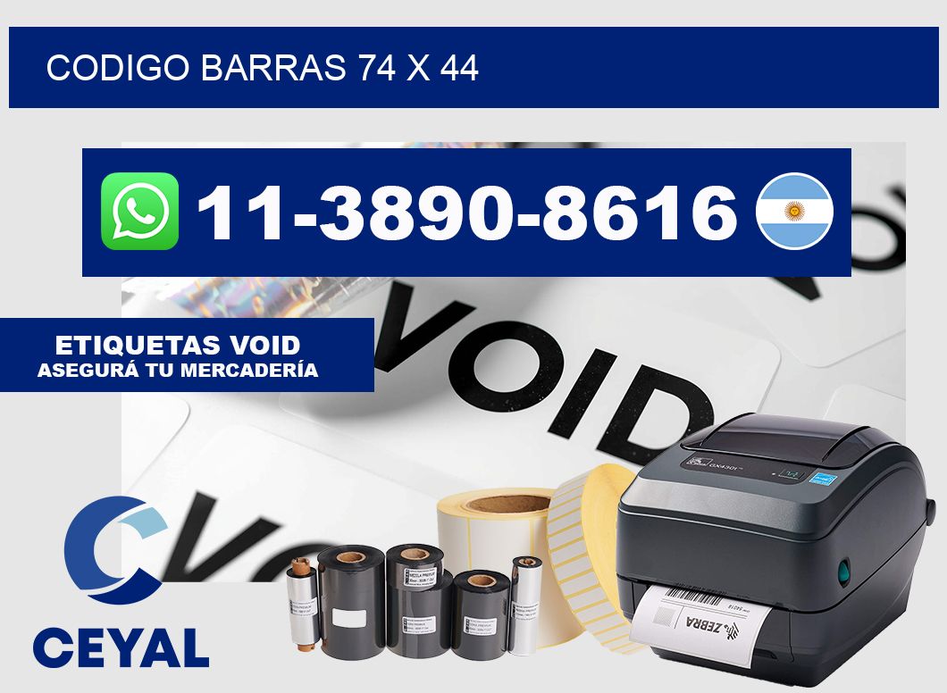 Codigo barras 74 x 44