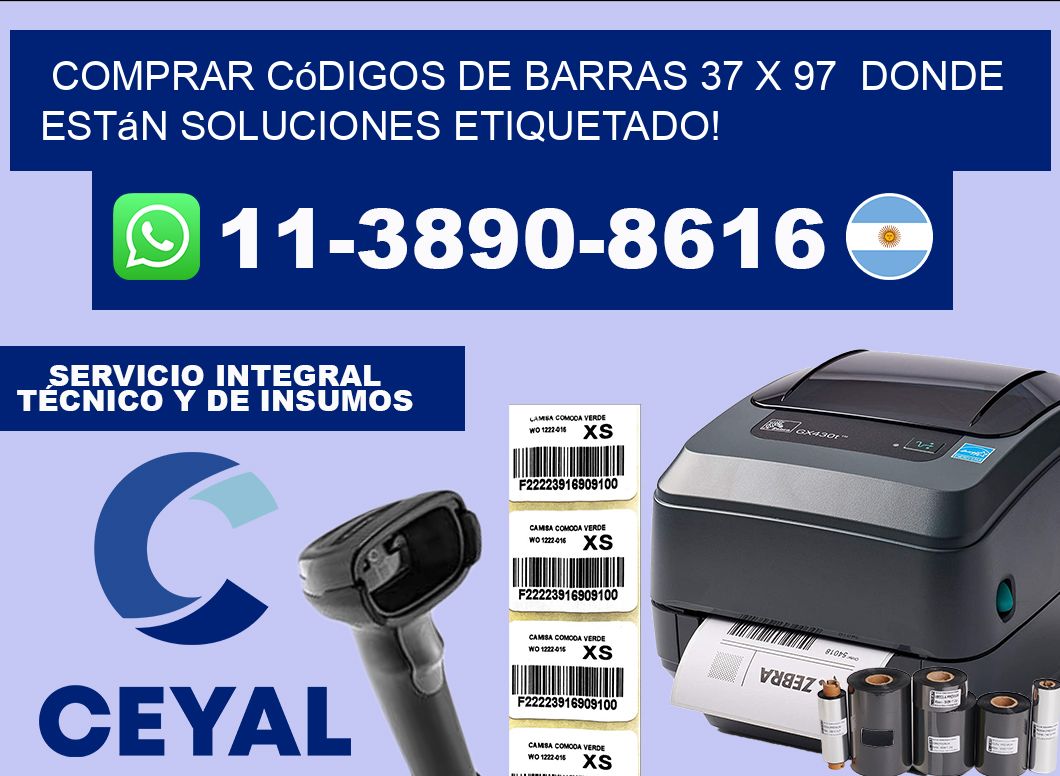 Comprar códigos de barras 37 x 97  donde están soluciones etiquetado!