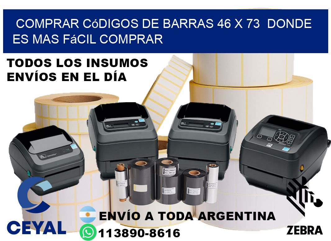 Comprar códigos de barras 46 x 73 Donde es mas fácil comprar