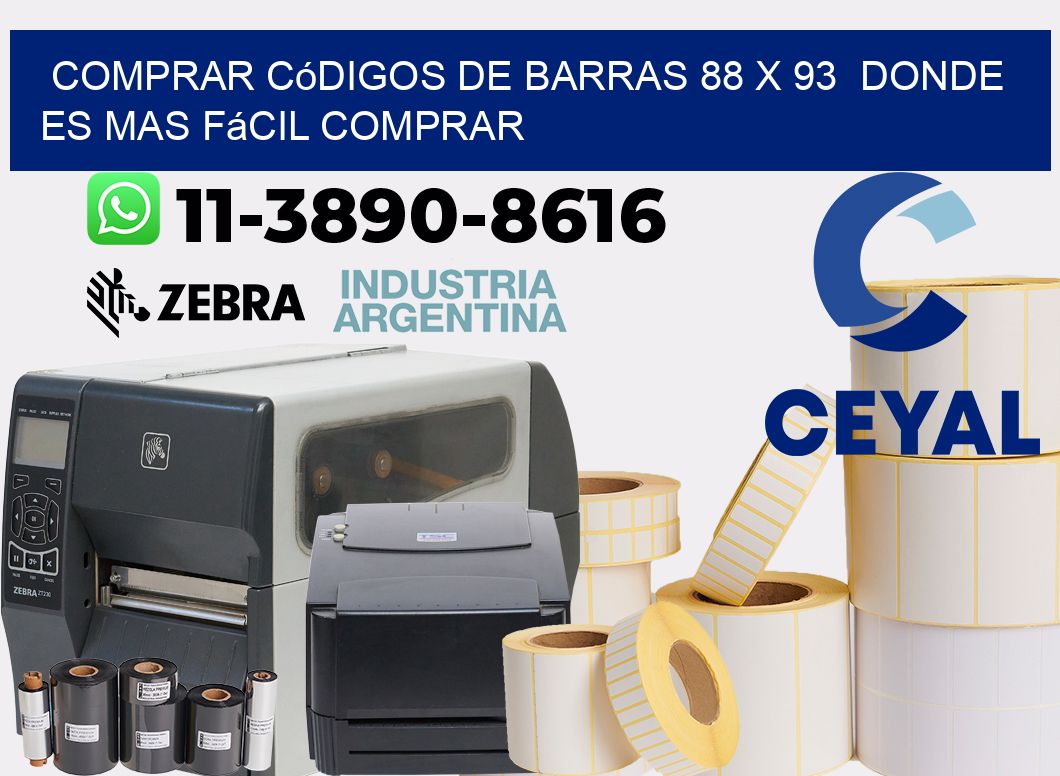 Comprar códigos de barras 88 x 93  Donde es mas fácil comprar