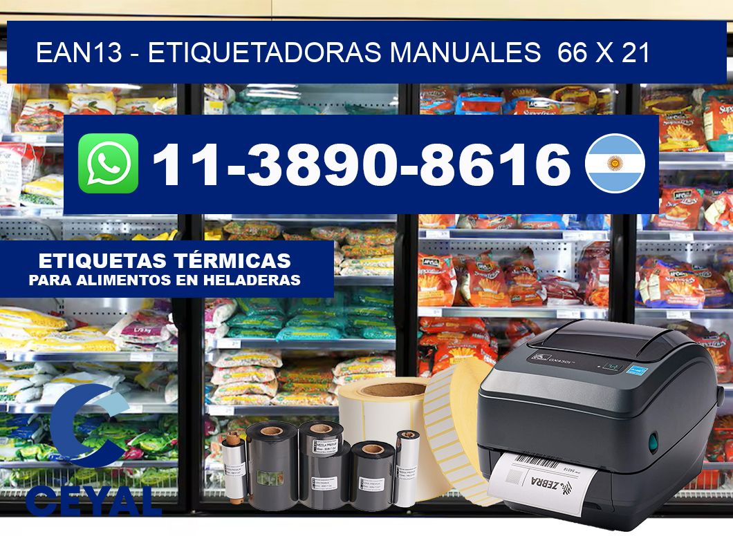 ean13 – Etiquetadoras Manuales  66 x 21