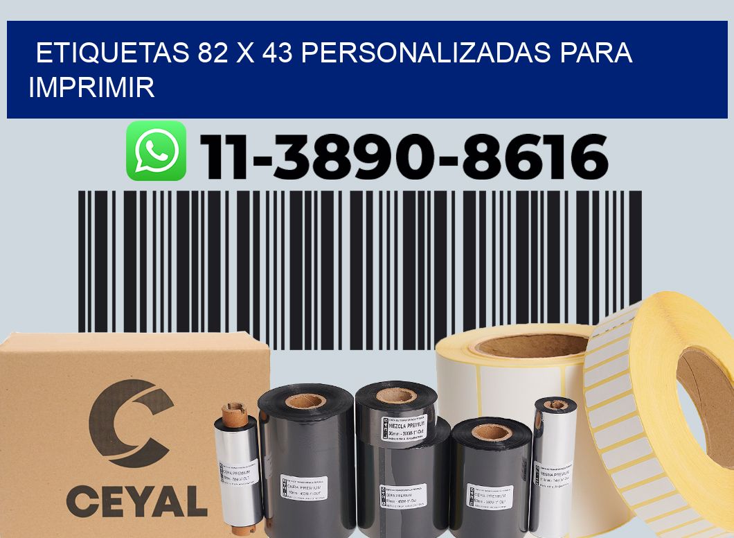 etiquetas 82 x 43 personalizadas para imprimir